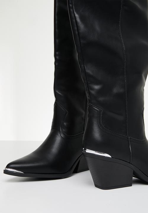 Madison® - Western knee length boot - black