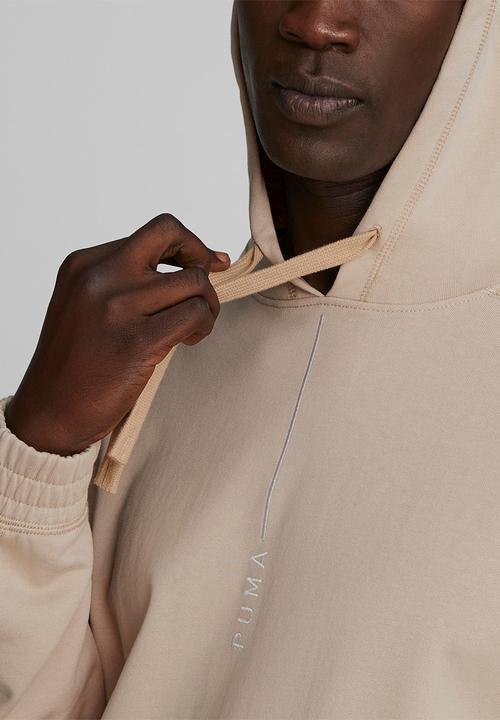 PUMA - M studio hoodie plastic free - granola