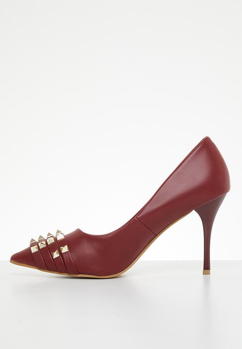 MILLA - Lily court heel - burgundy