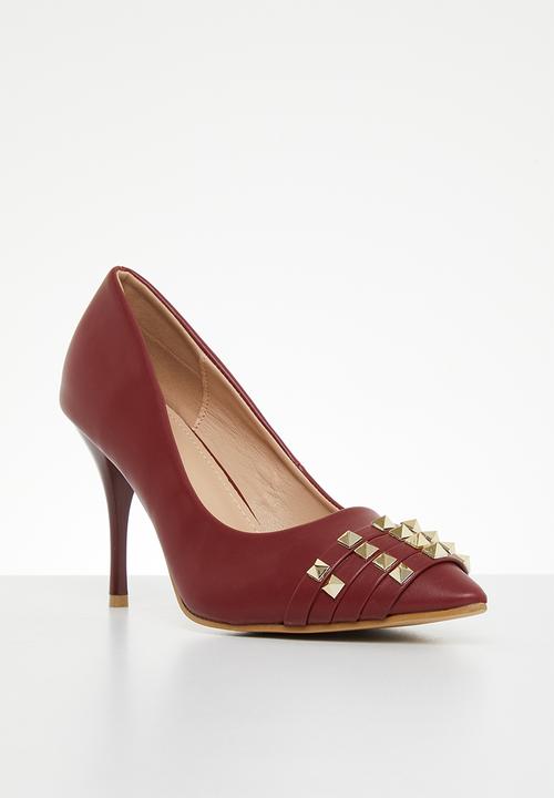 MILLA - Lily court heel - burgundy