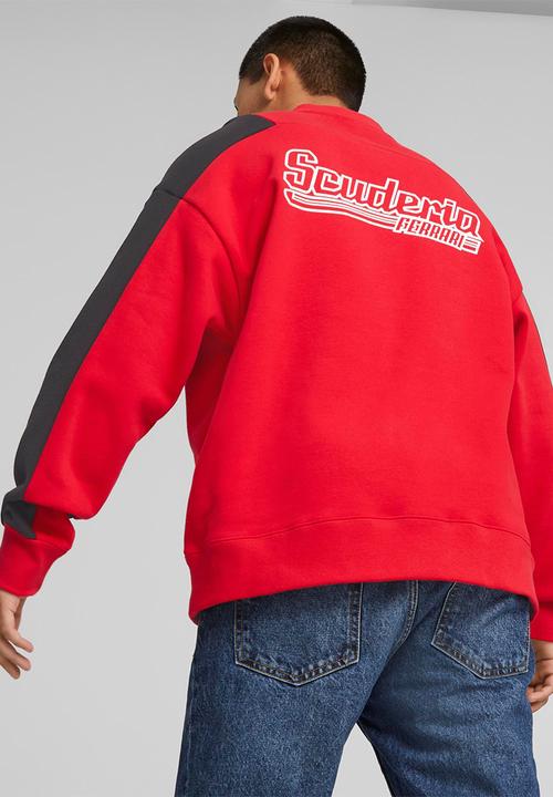 PUMA - Ferrari race statement sweat crew - rosso corsa