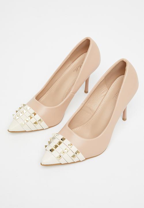 MILLA - Lily court heel - blush