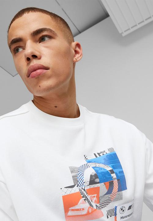 PUMA - Bmw mms statement car graphic tee rlxd - puma white