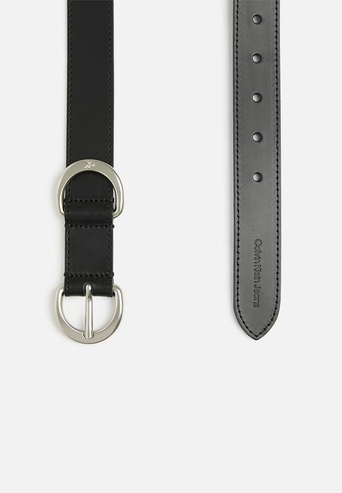 Calvin Klein - Classic hardware loop belt 30mm - black