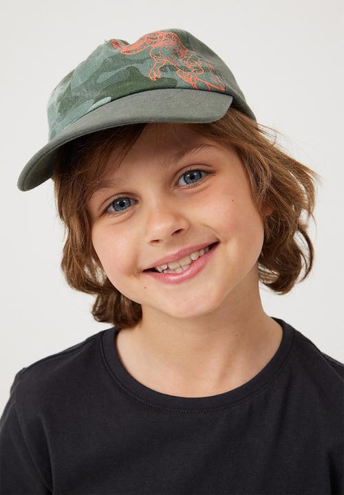 Cotton On - Kids licensed cap - lcn uni jurassic world/camo park ranger