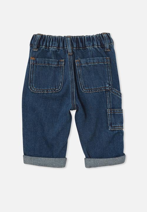 Cotton On - Kai baby carpenter jean - sorrento dark blue