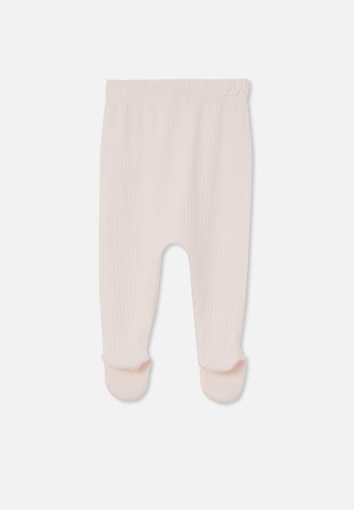 Cotton On - Organic newborn footed legging - crystal pink