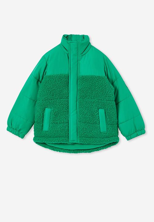 Cotton On - Freddie puffer jacket - green splash