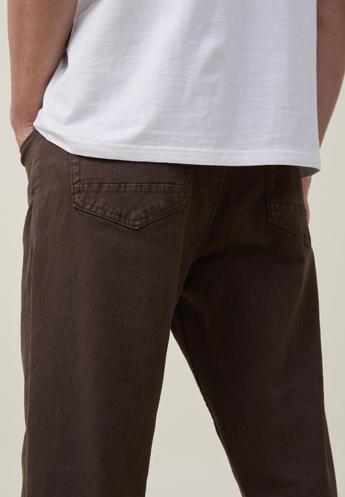 Cotton On - relaxed tapered jean - chocolate addict