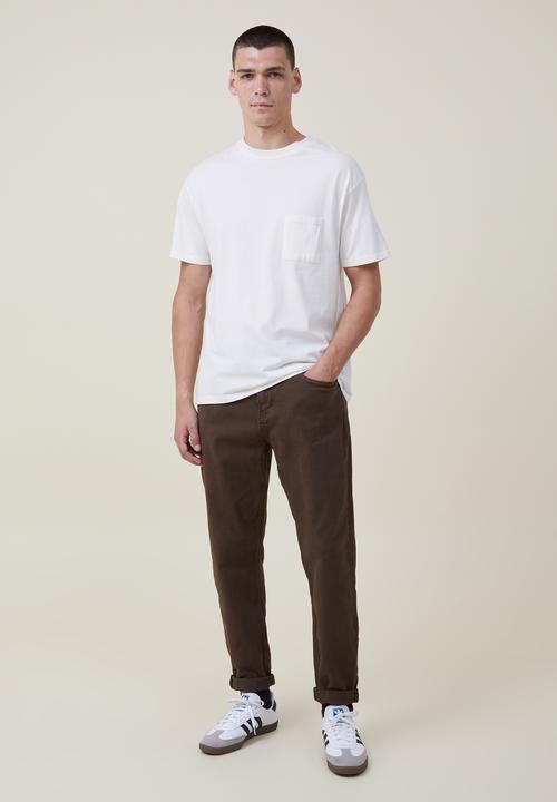 Cotton On - relaxed tapered jean - chocolate addict