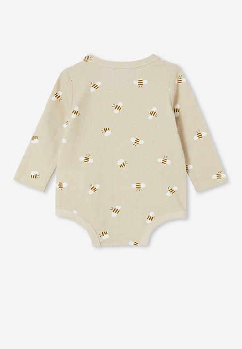 Cotton On - The long sleeve bubbysuit - rainy day/bobby bee