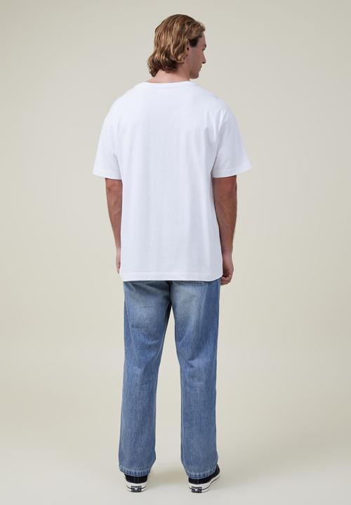 Cotton On - Elastic worker jean - garage blue