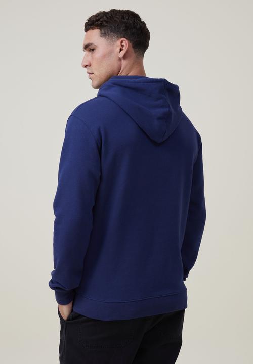 Cotton On - Graphic fleece pullover - indigo/lincoln district
