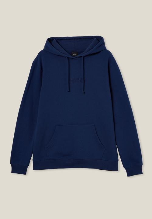 Cotton On - Graphic fleece pullover - indigo/lincoln district