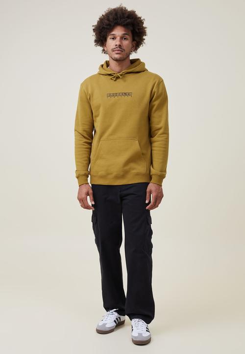 Cotton On - Graphic fleece pullover - kelp/brooklyn junction
