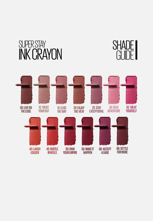 Maybelline - Superstay® Matte Crayon - Own Your Empire
