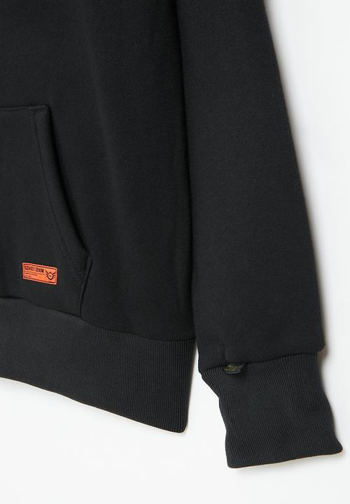SOVIET - Boys pull over hoody - black 1