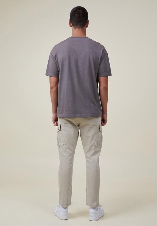 Cotton On - Military cargo pant - stone