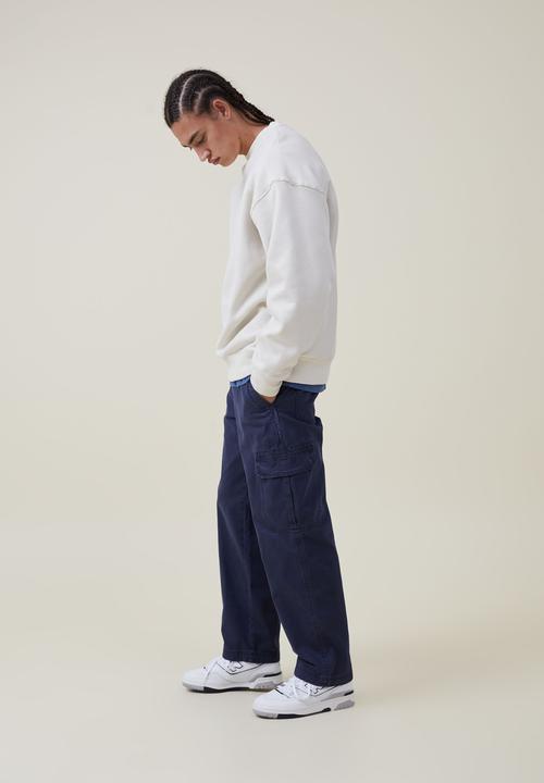 Cotton On - Oversized crew sweater - ecru