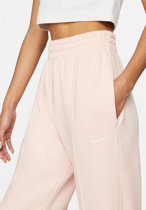 Nike - W nsw Eessntl clctn flc mr pant - atmsph/white
