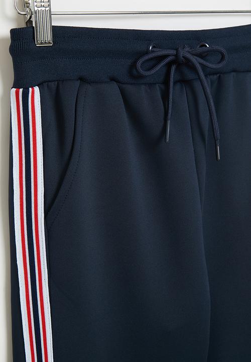 SOVIET - Boys fashion track pants - navy