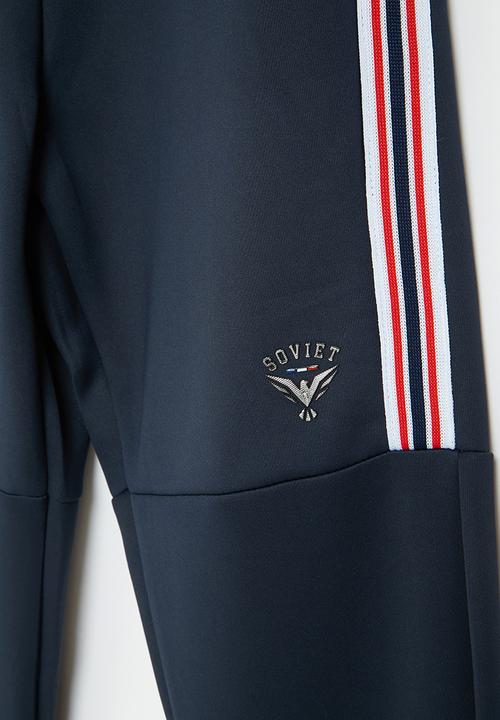 SOVIET - Boys fashion track pants - navy