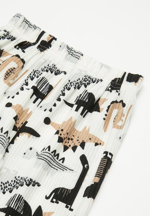 Pop Candy - Dino pj set - forest grey