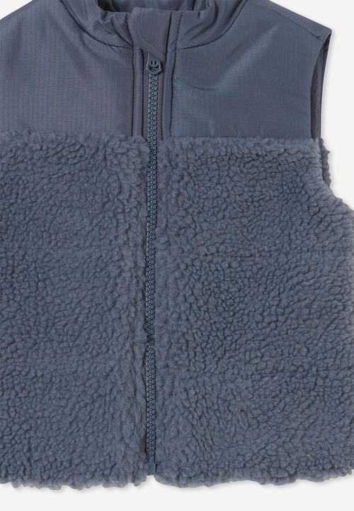 Cotton On - Freddie puffer vest - vintage blue