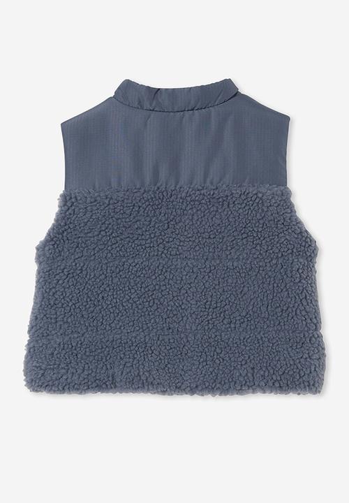Cotton On - Freddie puffer vest - vintage blue