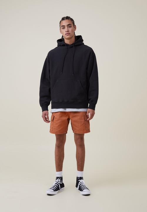 Cotton On - Oversized hoodie - washed black
