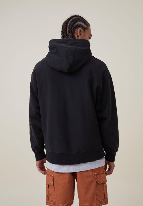 Cotton On - Oversized hoodie - washed black