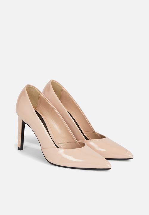 Calvin Klein - Stiletto pump 90 - patent - smoke gray