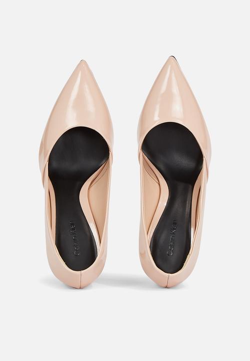 Calvin Klein - Stiletto pump 90 - patent - smoke gray