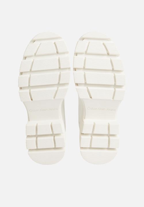 Calvin Klein - Chunky combat chelsea boot - white