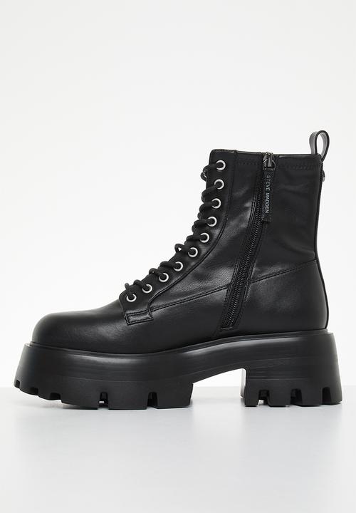 Steve Madden - Maddox lace-up boot - black