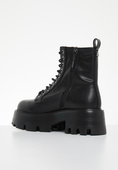 Steve Madden - Maddox lace-up boot - black