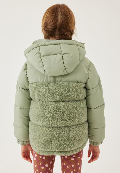 Cotton On - Charlotte puffer jacket - deep sage