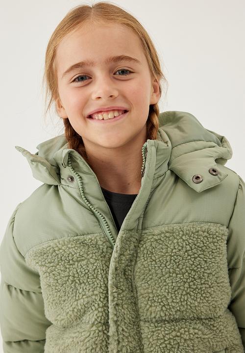 Cotton On - Charlotte puffer jacket - deep sage