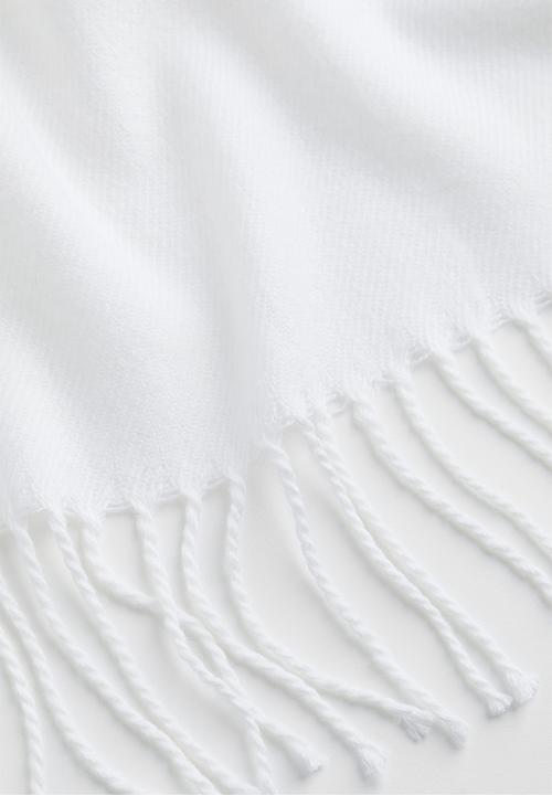 H&M - Scarf - white