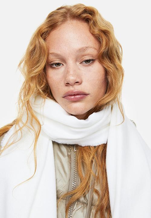 H&M - Scarf - white