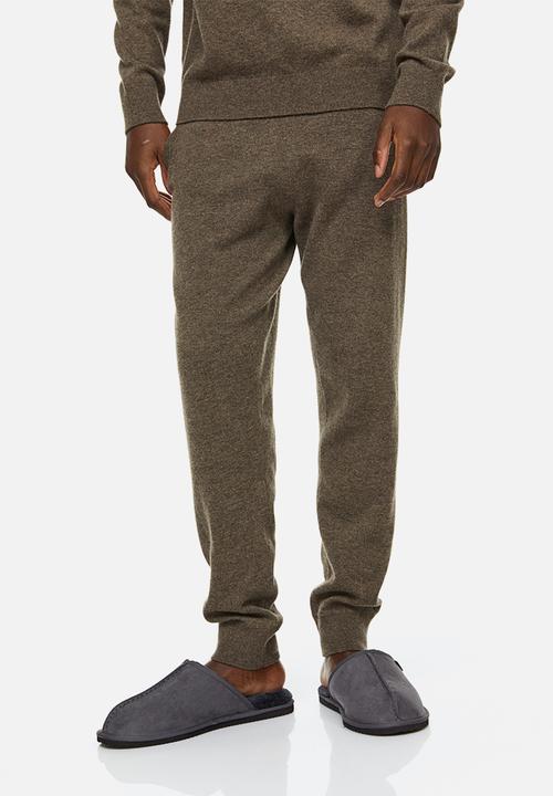 H&M - Pile-lined slippers - dark grey