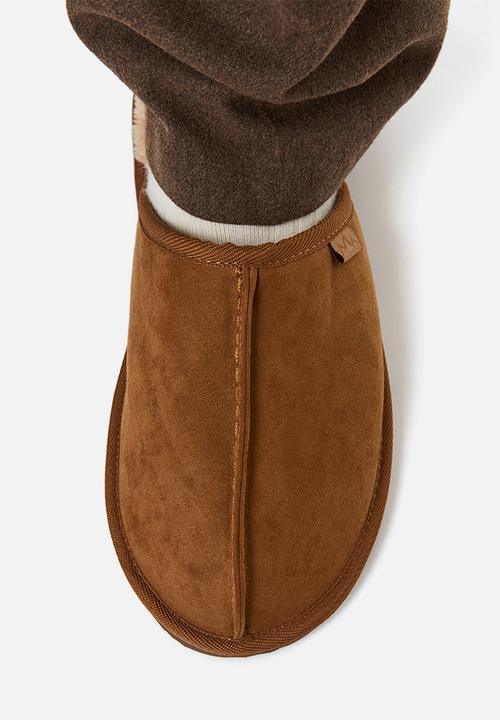 H&M - Pile-lined slippers - brown