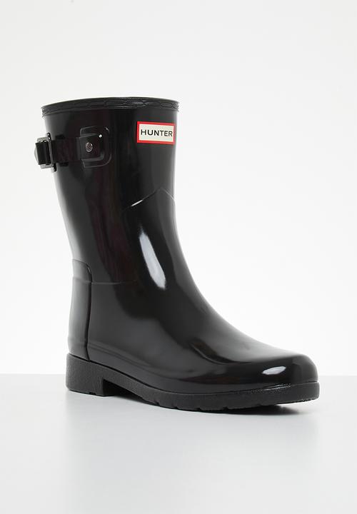 Hunter - Refined short gloss - black