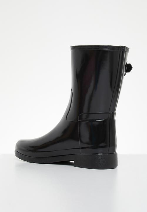 Hunter - Refined short gloss - black