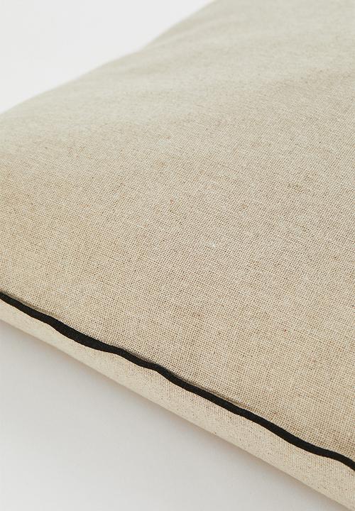 H&M - Linen-blend cushion cover - light beige
