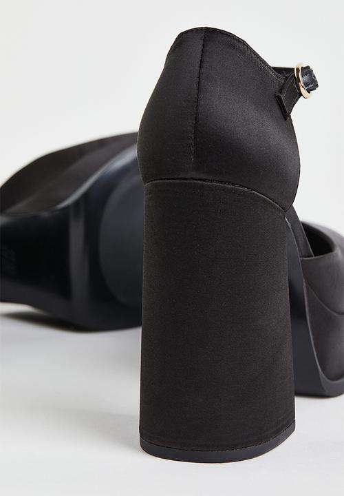 H&M - Block-heeled mary janes - black
