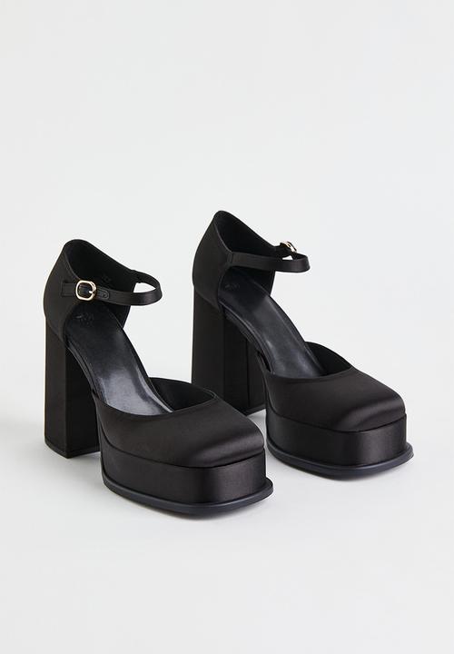 H&M - Block-heeled mary janes - black