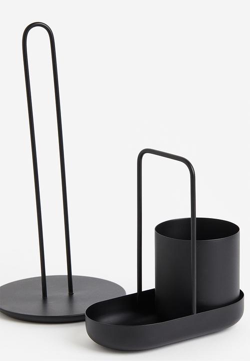 H&M - Kitchen roll holder - black