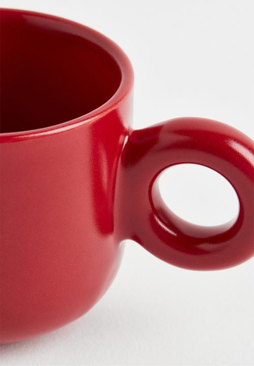H&M - Stoneware espresso cup - red