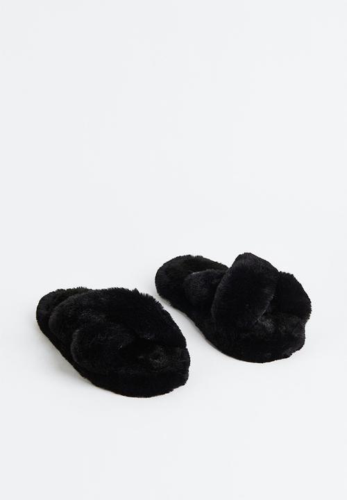 H&M - Slippers - black